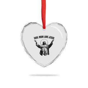 Christian Mom Faith Heart Crystal Glass Ornament Cool Mom Love Jesus TS14 Print Your Wear