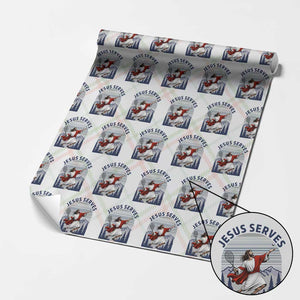 Christian Tennis Lover Gift Wrapping Paper Roll Funny Christian Gift TS12 Christmas Plaid Print Your Wear