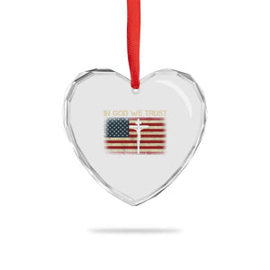 Christian USA Flag Heart Crystal Glass Ornament American Christ Faith Cross Patriotic In God We Trust TS10 Print Your Wear