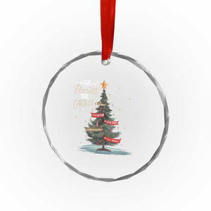 Christian Xmas Crystal Glass Ornament He Will Be Called Wonderful Counselor TS09 Print Your Wear