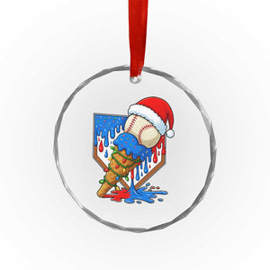 Christmas Baseball Ice Cream Drip Crystal Glass Ornament Santa Sports Player Xmas Light Boys Baseball Bat TS10 Print Your Wear