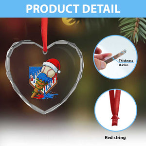 Christmas Baseball Ice Cream Drip Heart Crystal Glass Ornament Santa Sports Player Xmas Light Boys Baseball Bat TS10 Print Your Wear