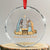 Christmas Begins With Christ Crystal Glass Ornament Christian Xmas Nativity Scene TS11 Transparent Glass 3'' Circle Print Your Wear