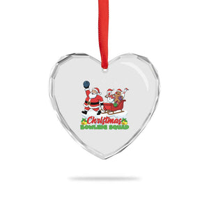 Christmas Bowling Squad Heart Crystal Glass Ornament Funny Holiday Bowler TS12 Print Your Wear
