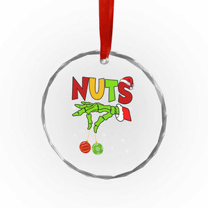 Christmas Couples Crystal Glass Ornament Chestnuts Xmas Matching Family Funny Nuts Skeleton TS02 Print Your Wear