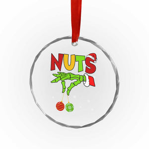 Christmas Couples Crystal Glass Ornament Chestnuts Xmas Matching Family Funny Nuts Skeleton TS02 Print Your Wear