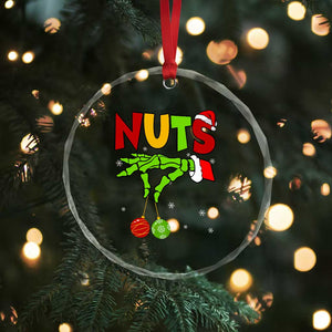 Christmas Couples Crystal Glass Ornament Chestnuts Xmas Matching Family Funny Nuts Skeleton TS02 Print Your Wear