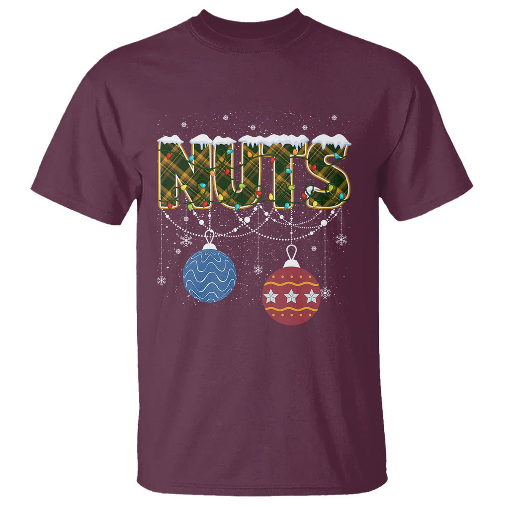 Christmas Couples T Shirt Chestnuts Xmas Matching Family Funny Nuts TS02 Printyourwear