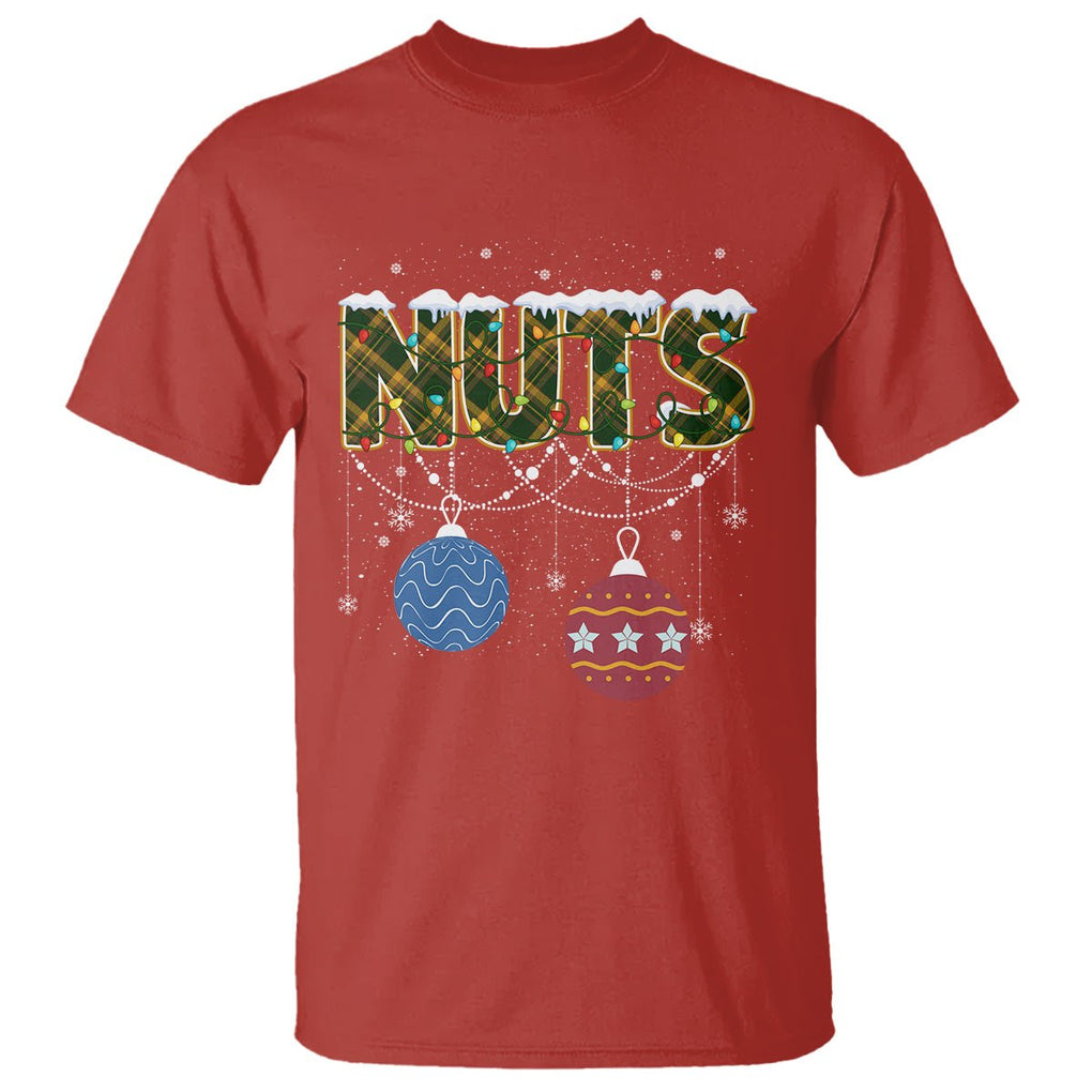 Christmas Couples T Shirt Chestnuts Xmas Matching Family Funny Nuts TS02 Printyourwear
