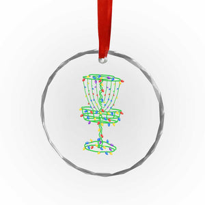 Christmas Disc Golf Basket Crystal Glass Ornament Frisbee Golfer Xmas Gift TS10 Print Your Wear