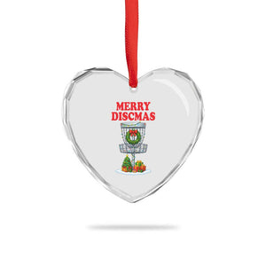 Christmas Disc Golf Heart Crystal Glass Ornament Merry Discmas Golfers Frisbee Golfer Xmas Gift TS10 Print Your Wear