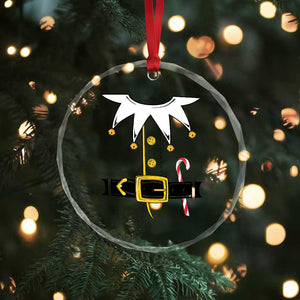 Christmas Elf Costume Crystal Glass Ornament Holiday Costume Funny Christmas Gift TS10 Print Your Wear