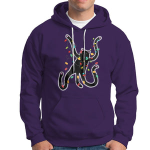 Christmas Funny Pussy-Cat Black Cat Lover Hoodie TS09 Printyourwear