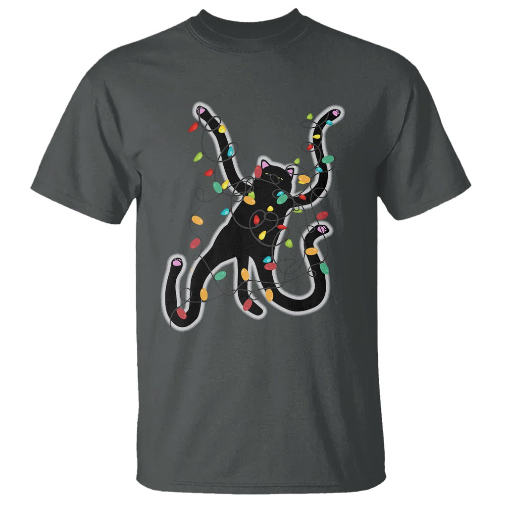 Christmas Funny Pussy-Cat Black Cat Lover T Shirt TS09 Printyourwear