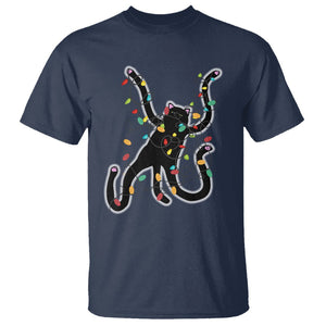 Christmas Funny Pussy-Cat Black Cat Lover T Shirt TS09 Printyourwear