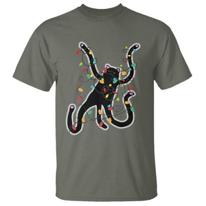 Christmas Funny Pussy-Cat Black Cat Lover T Shirt TS09 Printyourwear