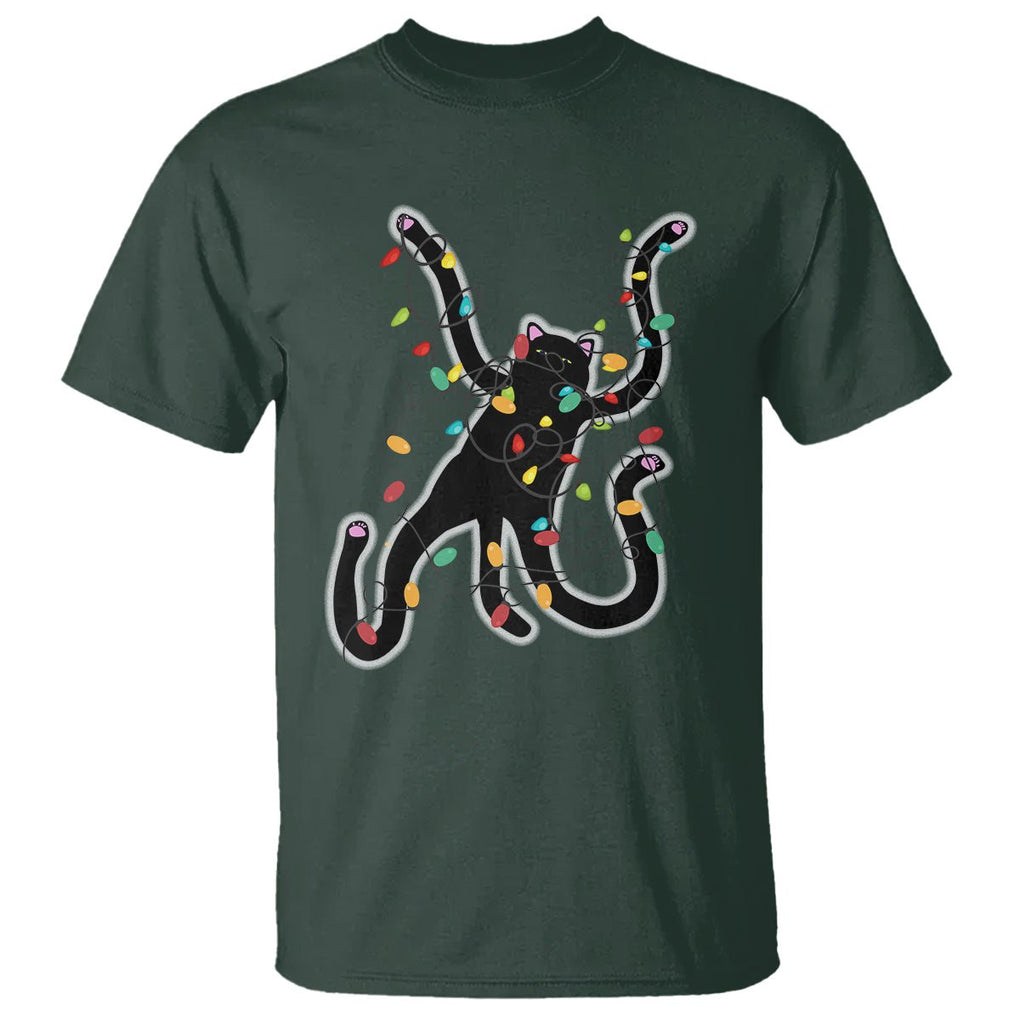 Christmas Funny Pussy-Cat Black Cat Lover T Shirt TS09 Printyourwear