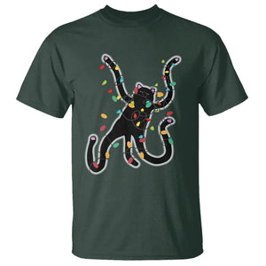 Christmas Funny Pussy-Cat Black Cat Lover T Shirt TS09 Printyourwear