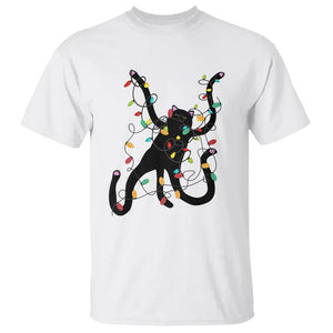 Christmas Funny Pussy-Cat Black Cat Lover T Shirt TS09 Printyourwear