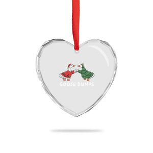 Christmas Goose Bumps Holiday Season Heart Crystal Glass Ornament TS14 Print Your Wear