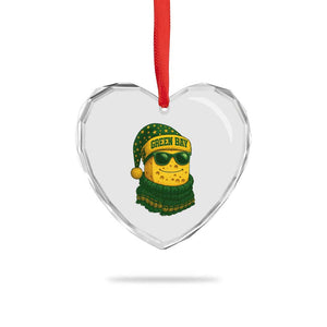 Christmas GB Heart Crystal Glass Ornament Gifts for Sports Fans Santa Hat TS10 Print Your Wear