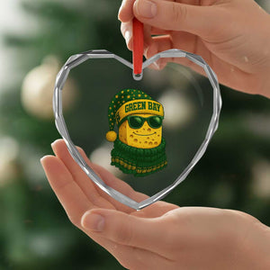 Christmas GB Heart Crystal Glass Ornament Gifts for Sports Fans Santa Hat TS10 Print Your Wear