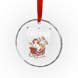 Christmas Guinea Pigs For Everyone Crystal Glass Ornament Funny Cavy Lover Gift TS12 Print Your Wear