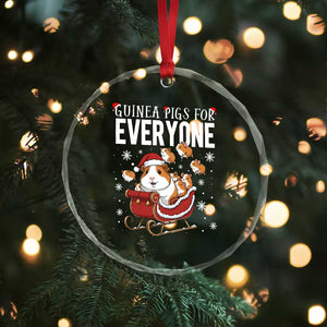 Christmas Guinea Pigs For Everyone Crystal Glass Ornament Funny Cavy Lover Gift TS12 Print Your Wear