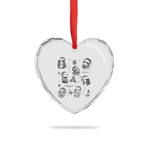 Christmas Guinea Pigs Heart Crystal Glass Ornament Funny Cavy Lover Holiday Gift TS12 Print Your Wear