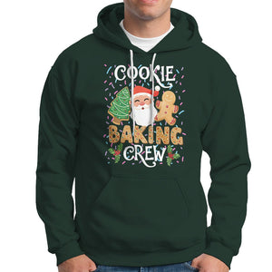 Christmas Hoodie Cookie Baking Crew Santa Xmas Tree Gingerbread TS09 Dark Forest Green Printyourwear
