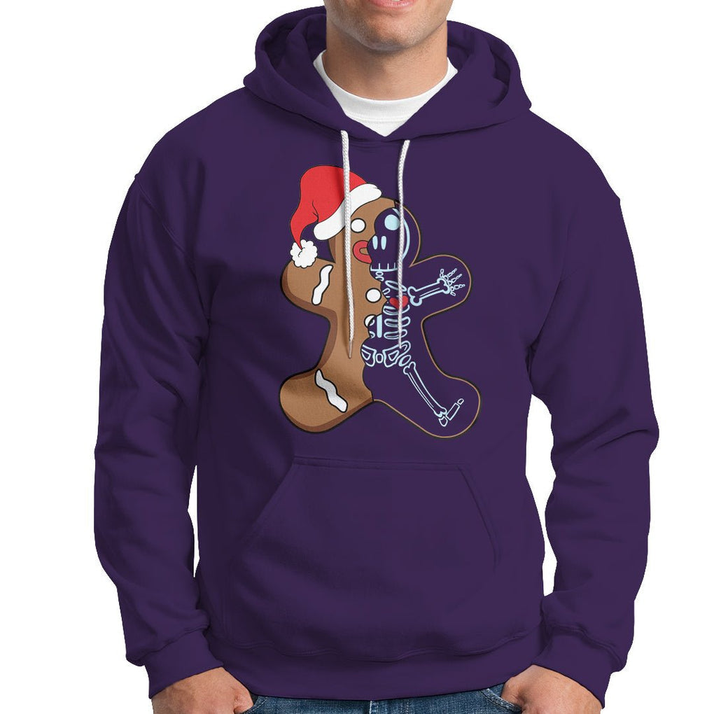Christmas Hoodie Gingerbread Skeleton X-Ray Tech Nurse TS09 Printyourwear
