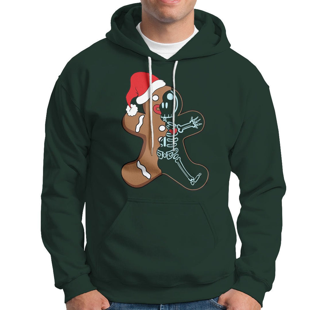 Christmas Hoodie Gingerbread Skeleton X-Ray Tech Nurse TS09 Printyourwear