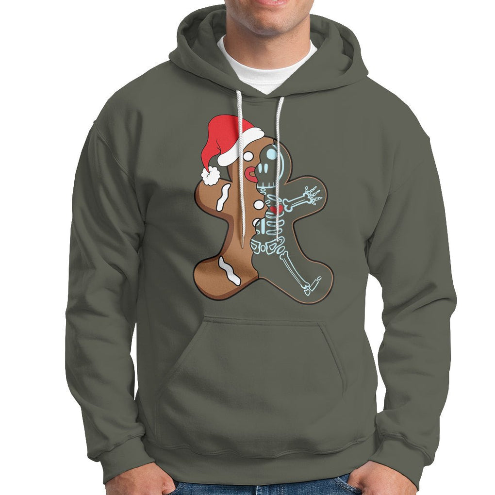 Christmas Hoodie Gingerbread Skeleton X-Ray Tech Nurse TS09 Printyourwear