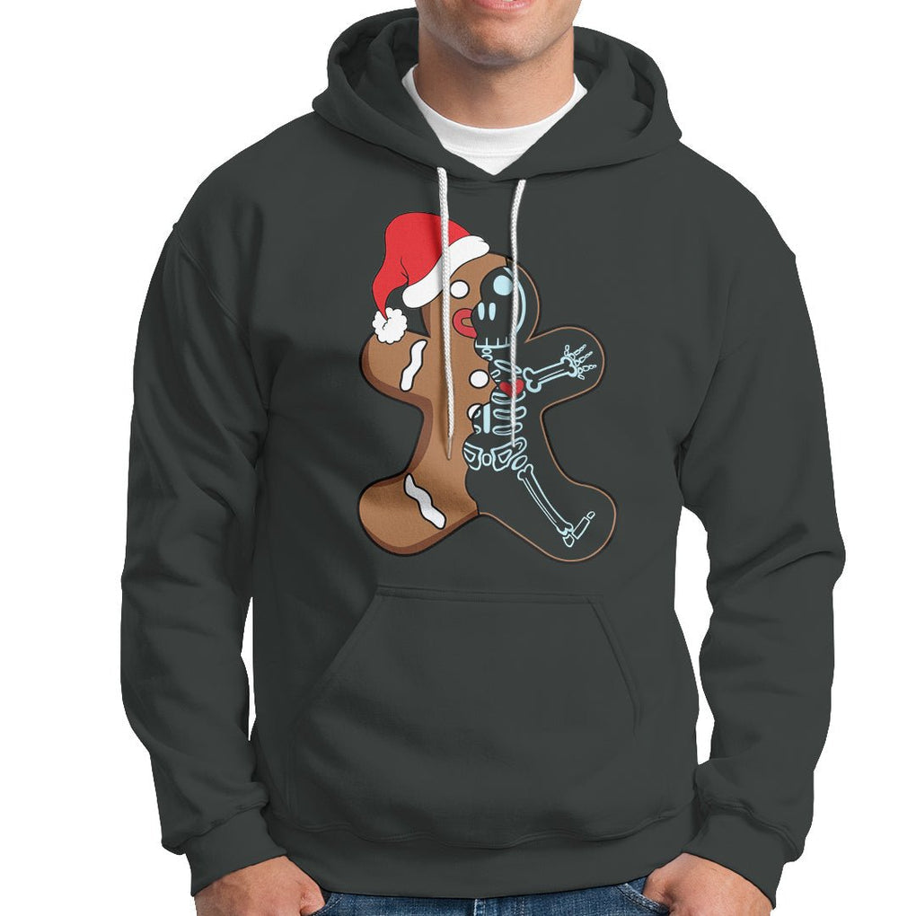 Christmas Hoodie Gingerbread Skeleton X-Ray Tech Nurse TS09 Printyourwear