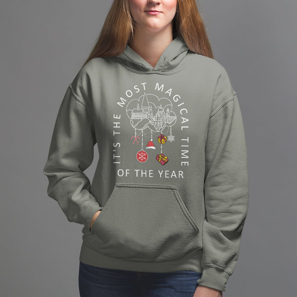 Christmas Hoodie It's The Most Magical Time Of The Year Dream Castle TS09 Printyourwear