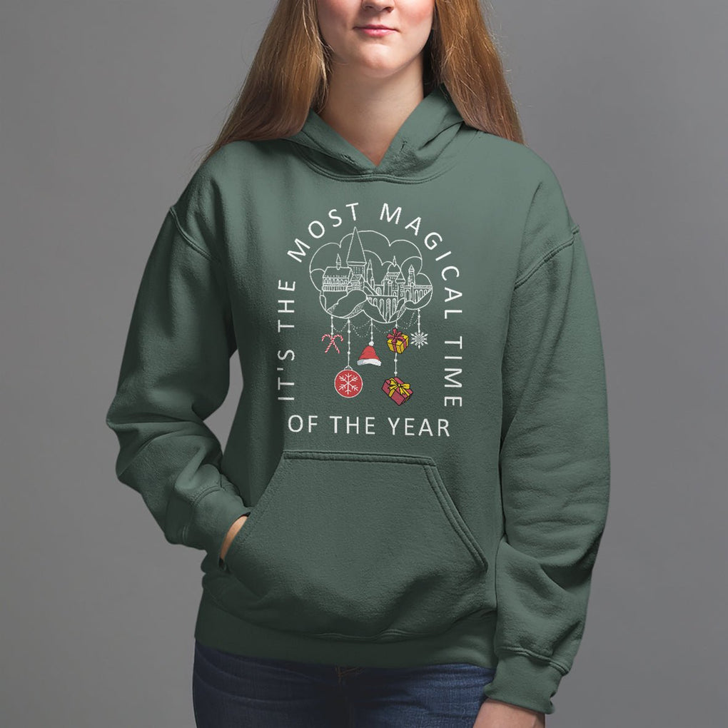 Christmas Hoodie It's The Most Magical Time Of The Year Dream Castle TS09 Printyourwear
