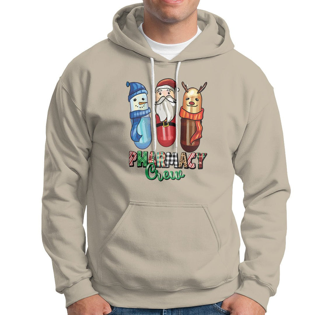 Christmas Hoodie Snowman Reindeer Santa Pharmacy Crew TS09 Sand Printyourwear