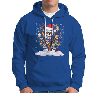 Christmas Hoodie Sugar Skull On Tree Funny Xmas TS09 Royal Blue Printyourwear