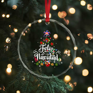 Christmas In Mexico Crystal Glass Ornament Feliz Navidad Pinata Star Xmas Tree TS11 Print Your Wear