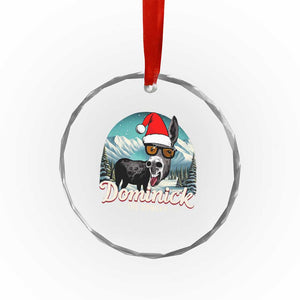 Christmas Italian Donkey Crystal Glass Ornament Funny Domick The Donkey Holiday Xmas TS11 Print Your Wear