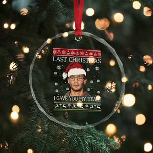Christmas Jeffrey Dahmer Crystal Glass Ornament True Crime I Gave You My Heart Christmas TS10 Print Your Wear