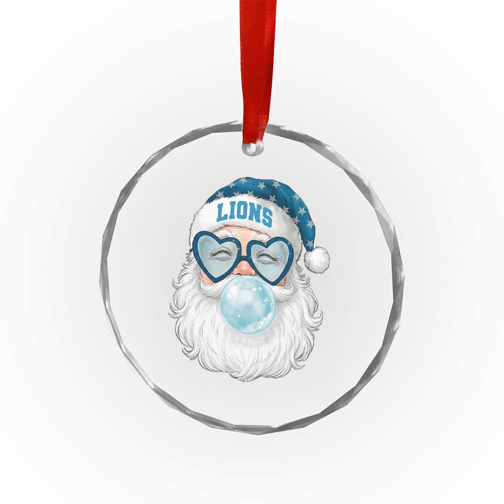 Christmas LF Crystal Glass Ornament Vintage Retro Santa Bubble Gum Game Day TS10 Print Your Wear
