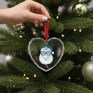 Christmas LF Heart Crystal Glass Ornament Vintage Retro Santa Bubble Gum Game Day TS10 Print Your Wear