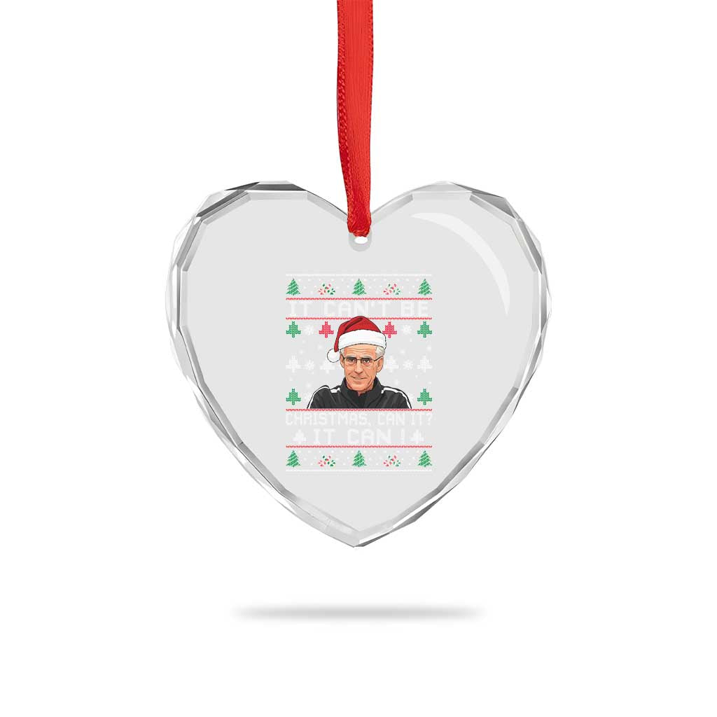 Christmas McCarthy It Cant Be Heart Crystal Glass Ornament Retro Football Fan Ugly Xmas TS10 Print Your Wear