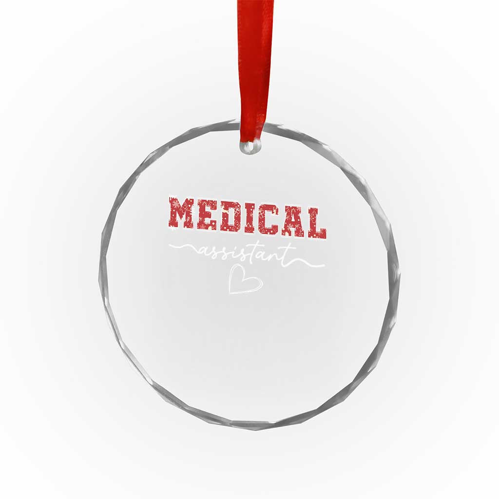Christmas Medical Assistant Crystal Glass Ornament MA Nurse Gift TS10 Print Your Wear