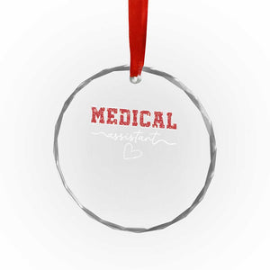Christmas Medical Assistant Crystal Glass Ornament MA Nurse Gift TS10 Print Your Wear