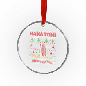 Christmas Nakatomi Crystal Glass Ornament Yipee Ki-Yay Performance Hans Grubrer Band TS09 Print Your Wear