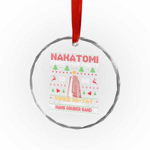 Christmas Nakatomi Crystal Glass Ornament Yipee Ki-Yay Performance Hans Grubrer Band TS09 Print Your Wear