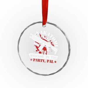 Christmas Nakatomi Plaza 1988 Crystal Glass Ornament Welcome To The Party Pal TS09 Print Your Wear