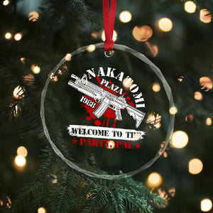 Christmas Nakatomi Plaza 1988 Crystal Glass Ornament Welcome To The Party Pal TS09 Print Your Wear